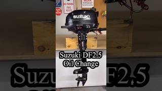 Suzuki DF2.5 Oil Change