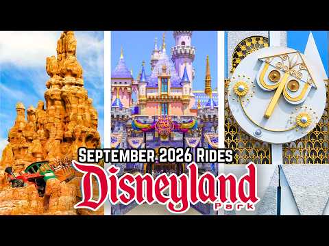 EVERY Ride at Disneyland – September 2026 POVs | 4K 60FPS
