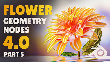 Create a Beautiful Flower in Blender 4.0 (Geometry Nodes | Part 5)