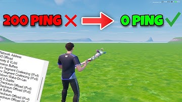 How *PRO PLAYERS* Get  0 Ping In Fortnite! (BEST PING GUIDE 2025)