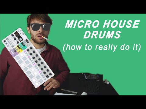 how to really make a Minimal/Micro House drum line/beats (on Ableton) | distilled noise