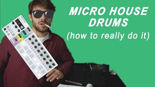 how to really make a Minimal/Micro House drum line/beats (on Ableton) | distilled noise
