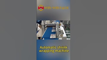 Automatic sealing and shrinking machine for books #automaticshrinkwrappingmachine #packagingmachine