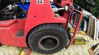 Lansing Bagnall FODR6 , transmission leaks, brakes, This old forklift Ep#6