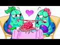 CRAZY ZOMBIE LOVE STORY | Zombie AT SCHOOL Funny Moments by Avocado Family