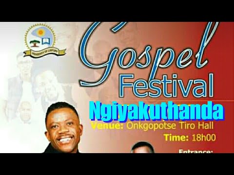 Pastor Benjamin Dube Performing Ngiyakuthanda Live At The University Of Limpopo(Turfloop Tiro Hall)