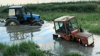 Трактор тест драйв в Болотной воде | Оффроуд на Тракторах 2020