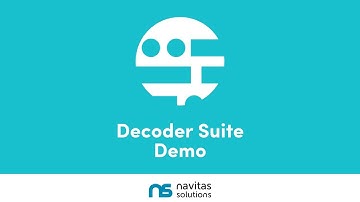 Navitas - Decoder Suite Demo