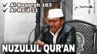 Qari' (Achmad Fauzan) Nuzulul Qur'an 2021 di Masjid Agung Jami' Malang