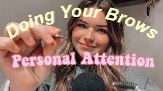 ASMR| Doing Your Eyebrows/Personal Attention | LizEqualsASMR