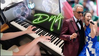DNA (More Than a Game) - Andrea Bocelli, David Guetta, Megan Thee Stallion and EJAE | Piano + Sheet screenshot 1