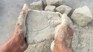 ASMR - 2 different texture different style crumbling mud & dirt soft dusty satisfying 🩷✨