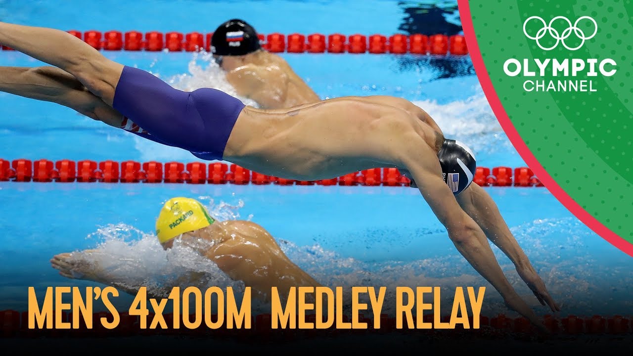 Michael Phelps Last Olympic Race   Swimming Mens 4x100m Medley Relay Final  Rio 2016 Replay