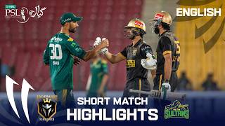 मैच के संक्षिप्त अंश | हैदराबाद किंग्समेन बनाम मुल्तान सुल्तांस | अंग्रेजी | M 33 | HBL PSL 11 | ... screenshot 2