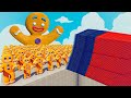 200x GINGERBREAD + 1x GIANT vs EVERY GOD - Totally Accurate Battle Simulator TABS