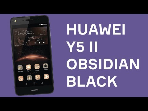 Распаковка Huawei Y5 II Obsidian Black