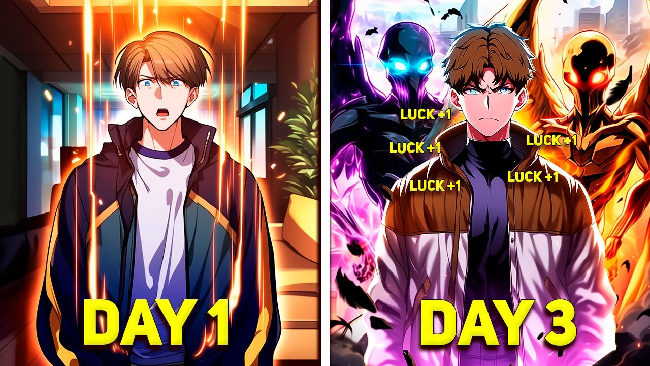 He was SUMMONED to the EVOLUTION DUNGEON, but he put all his POINTS into LUCK - Manhwa Recap