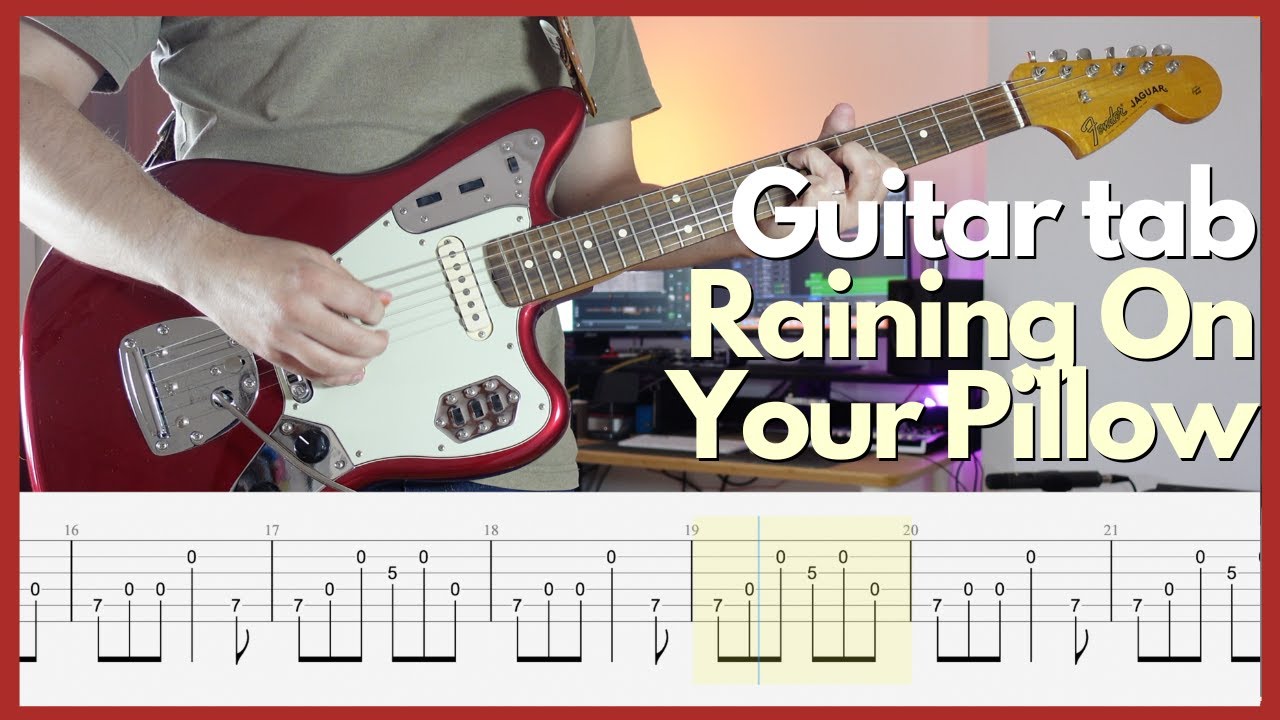 DIIV Raining On Your Pillow (Guitar tabs) YouTube