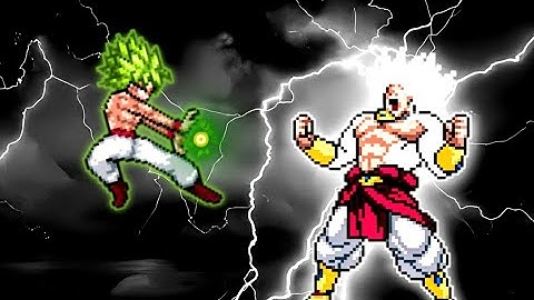 Goku Legendary SSJ V2 (New) (Download) VS Limit Break Broly SSJ4 V2 in Jump Force Mugen