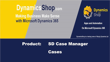 SD Case Manager for Microsoft Dynamics 365 Business Central