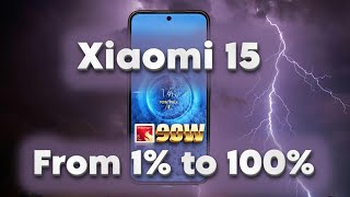 Xiaomi 15 90W Real Battery Charging Test - From 1% to 100%