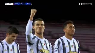 Cristiano Ronaldo Penalty Goals Against Barcelona in Champion's Leauge 2020