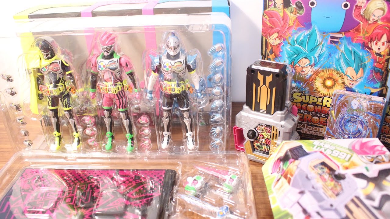 食玩家 S.H.Figuarts 仮面ライダーエグゼイド&ブレイブ&スナイプを買ってきました！SDBHも！KAMEN RIDER EX-AID AND DORAGON BALL HOBBY