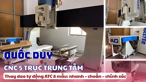 MÁY CNC 3D 5 TRỤC THAY DAO TỰ ĐỘNG | Video Lắp Đặt & Vận Hành Thực Tế Ngay Tại Xưởng Khách Hàng!