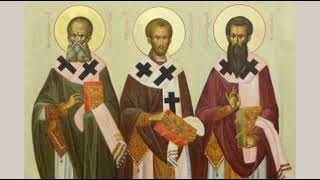 Канон трем святителям: Василию Великому, Григорию Богослову, Иоанну Златоусту.