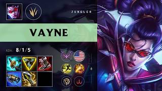 Vayne Jungle vs Wukong - NA Master Patch 26.16