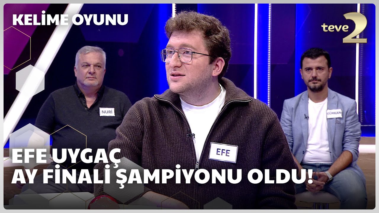 Efe Uygaç Ay Finali Şampiyonu Oldu! | Kelime Oyunu