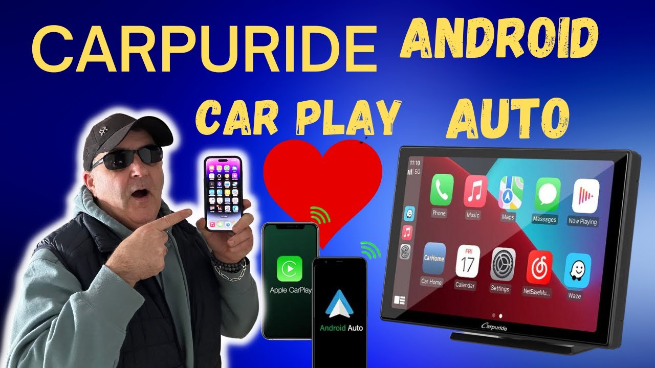 Carpuride CarPlay Android Auto : GPS et Livres Audio Accessibles