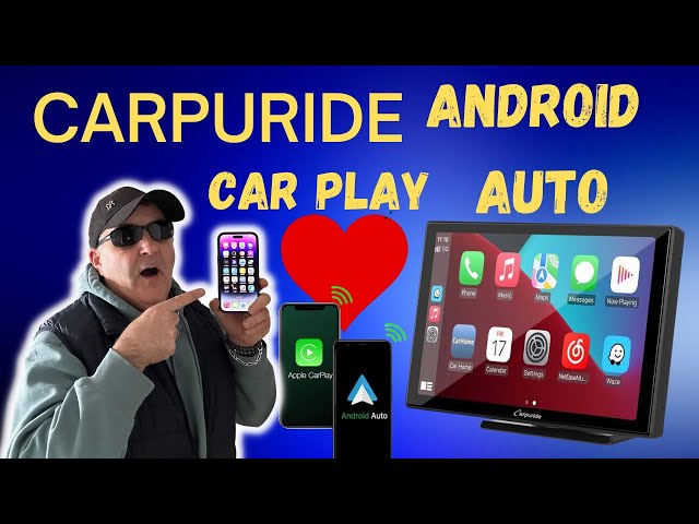 Carpuride CarPlay Android Auto : GPS et Livres Audio Accessibles Cette  Tablette est Magique 