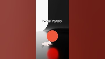 Cloth Simulation 16k to 262k faces #3danimation #animation #blender #clothsimulation