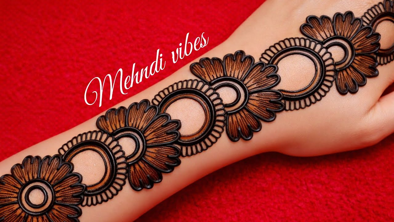 Simple Shaded Back Hand Mehndi Design | Shaded Mehndi Design | Back Hand Mehndi | Simple Mehndi |