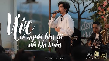 TĂNG PHÚC | ƯỚC CÓ NGƯỜI BÊN TÔI MỖI KHI BUỒN (Nguyễn Văn Chung) | Live in MÂY LANG THANG | ĐÀ LẠT