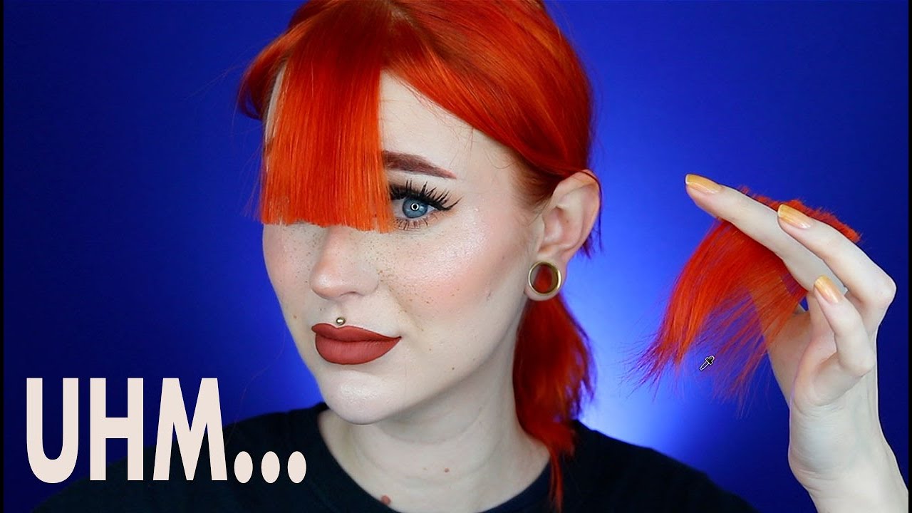 CUTTING MY BANGS (for real this time omg) | Evelina Forsell