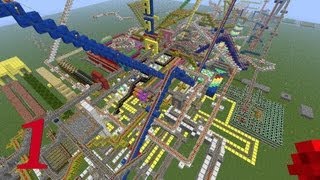 Minecraft La Montaña Rusa 1ª PARTE ¡¡¡¡IMPRESIONANTE Y ESPECTACULAR¡¡¡¡-RollerCoaster.