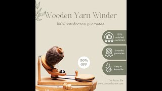 Heavy Duty Yarn Winder Large Capacity wind up to 10 ounces