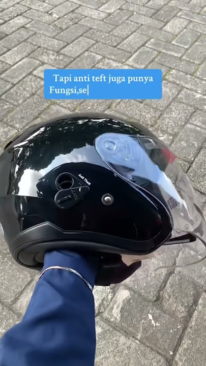 Fungsii anti theft🤩🤩 #helmsni #mountinghelm #helmkeren #helmets #helmet #helmviral #masukberanda
