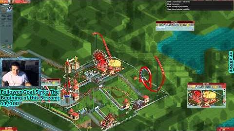 Open RCT2: Shuttle Roller Coaster and Merry-Go-Round Goes on Crack