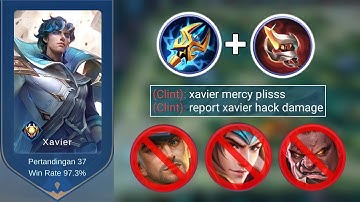 BROKEN BUILD XAVIER 2022 | XAVIER USER MUST TRY THIS BUILD | Xavier - Mobile Legends