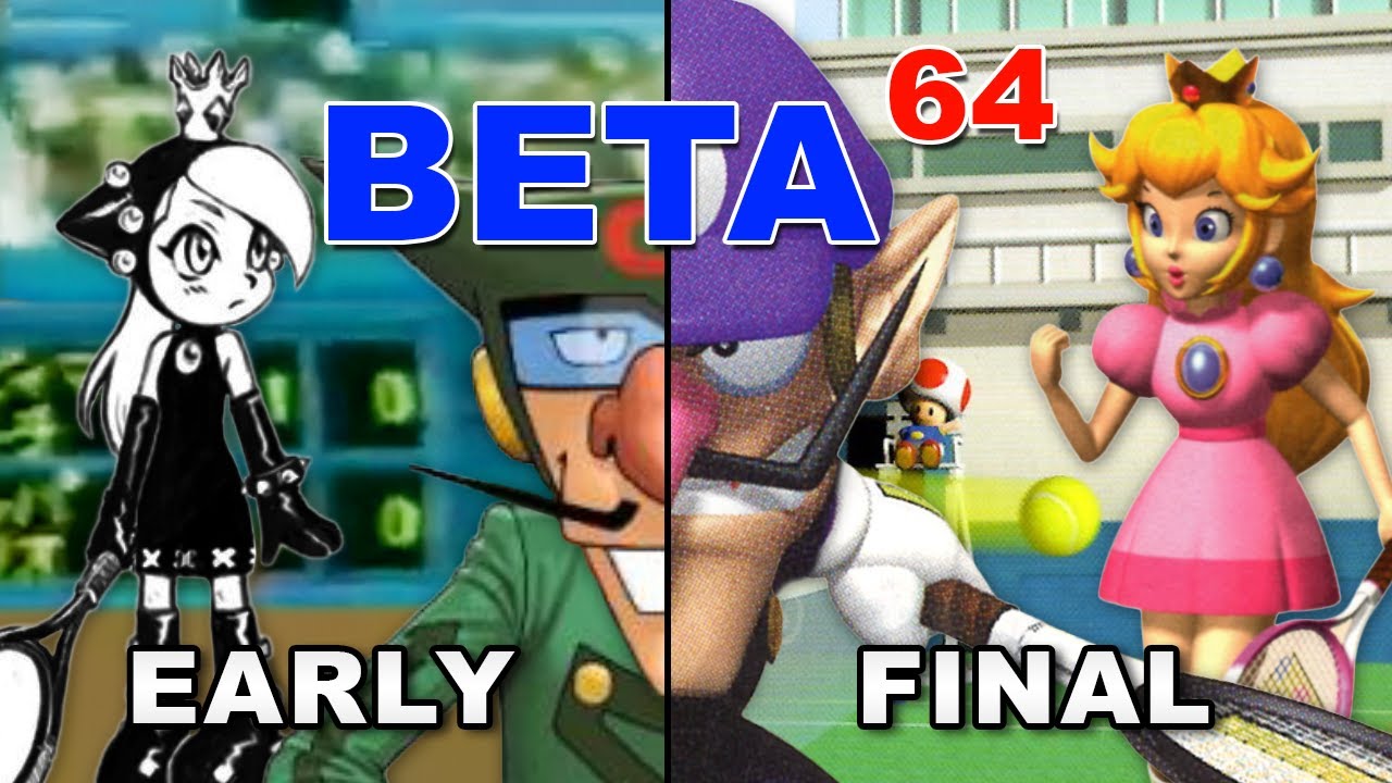 Beta64 - Mario Tennis / The Origins of Waluigi and Warupeach