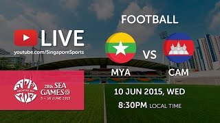 Football: Myanmar vs Cambodia | 28th SEA Games Singapore 2015 screenshot 3