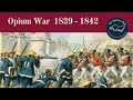 First opium war explained  great britain v china