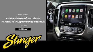 INSTALL: 2014-2018 GMC Sierra & Chevy Silverado Truck HEIGH10 Radio Upgrade | RB10GM14B