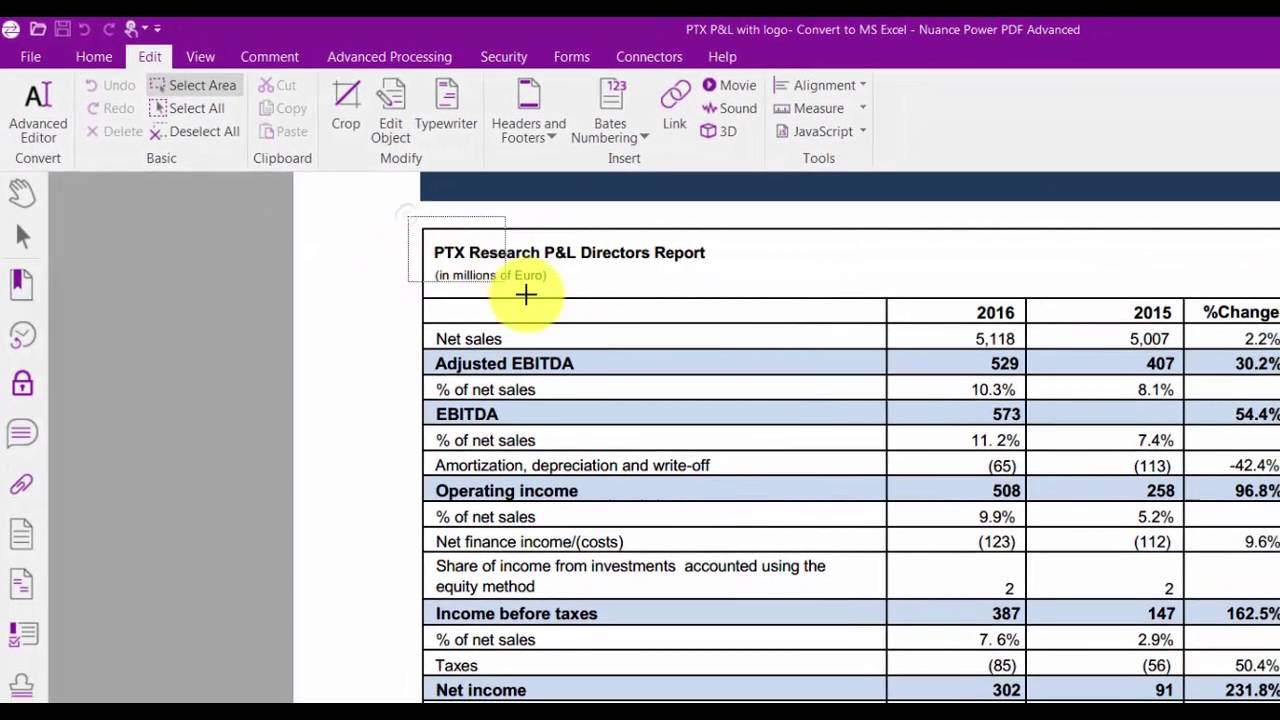 nuance pdf editor