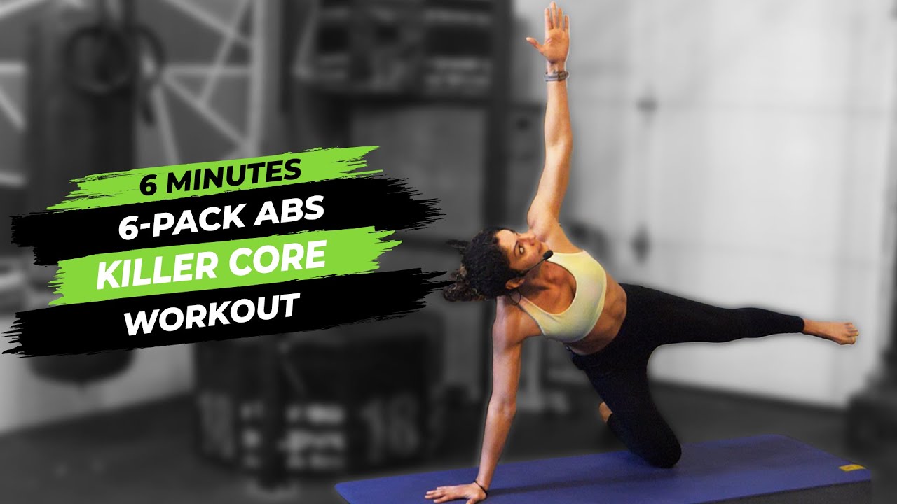 6Minute 6Pack Abs Workout Killer Core HIIT Bodyweight YouTube