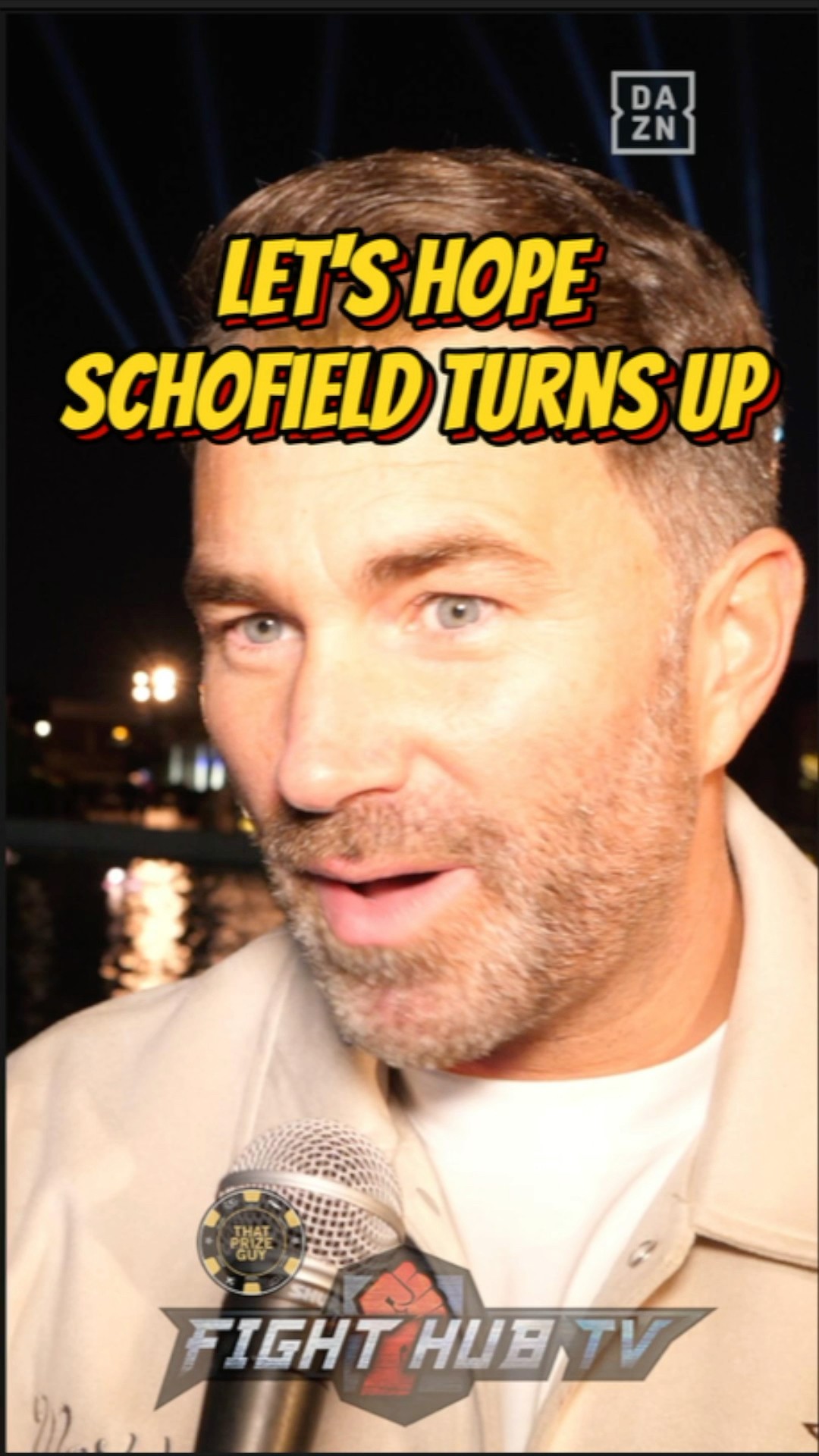 Eddie Hearn tells Schofield SHOW UP for Shakur Stevenson fight!
