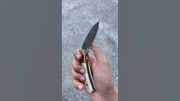 Handmade linerlock folding knife #rajputknives